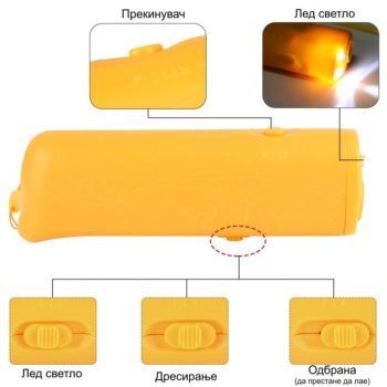 Ултрасоничен уред за дресирање и одбрана од агресивни кучиња