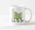 Чаша, дизајн кактус 07