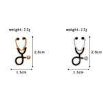 Брош – мини стетоскоп